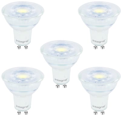 5 Pack - Integral GU10 LED Spot - 3,6W - 4000K Neutraal wit - Dimmable