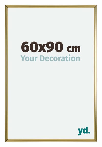 Your Decoration - Puzzellijst 60x90 cm - Goud - Puzzellijst 1500-2000 stukjes - Kunststof Fotolijst - Annecy