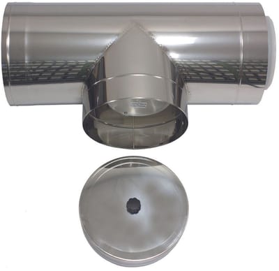 Vaillant Revisie-element DN 300/200 roestvrij staal voor rookgasafvoersysteem gevel DN 200, 0020095590