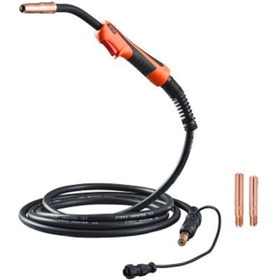 VEVOR 250A MIG-laspistool met 4,6 m kabel, lastoorts compatibel met LincoIn Power MIG 200, 215, 216, 255 en Wire-Matic 255 lasapparaten, geschikt voor lasdraden van 0,0889/0,1143 cm
