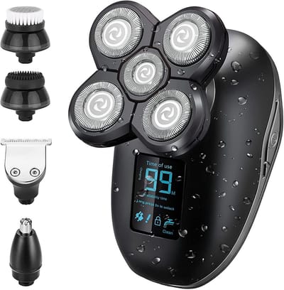Elektrisch Scheerapparaat voor Vrouwen - 5-in-1 Nat/Droog Scheer- en Trimsysteem
