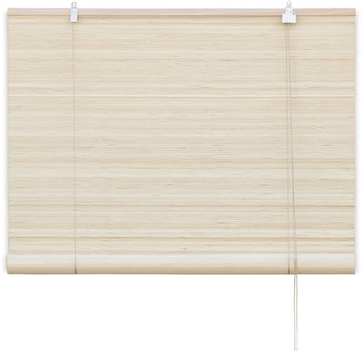 Bamboe rolgordijn Zoë – Naturel – 60x220 cm – Bamelle - Natuurlijk & stijlvol raamdecoratie – Lichtdoorlatende zonwering – Eenvoudige & snelle montage