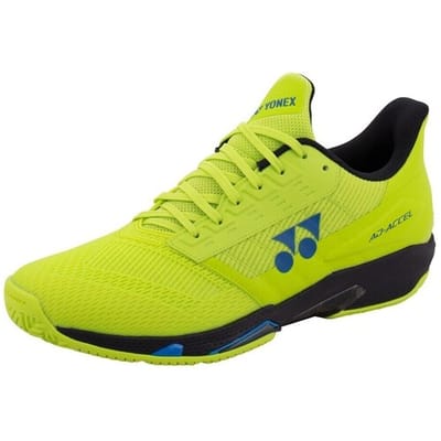 Yonex Ad Accel Ac Allcourt schoen Heren-neongroen, zwart