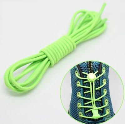Lock veters | Ronde Elastische Schoenveters - Elastische veters - Hardlopen | Schoenveters | Laces |  Groen