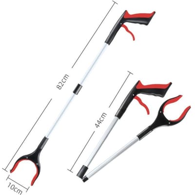 Opvouwbare grijper, verlengstuk, handgereedschap, draagbare afvalgrijper, opraapgereedschap, huishoudelijke schoonmaaktang, sanitair gereedschap