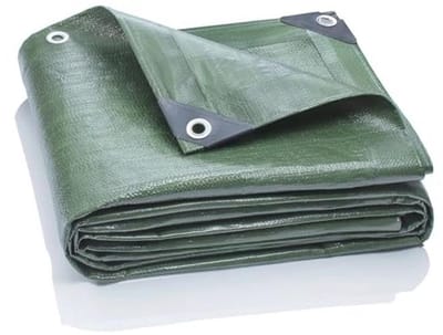 Premium Afdekzeil 1.5x6 m - 200g/m2 Groen - Waterdicht en Scheurvast