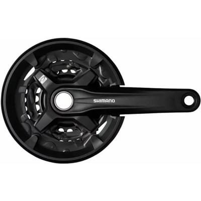 Shimano Crankstel Altus 22-30-40t 175 Mm Kettingscherm Zwart