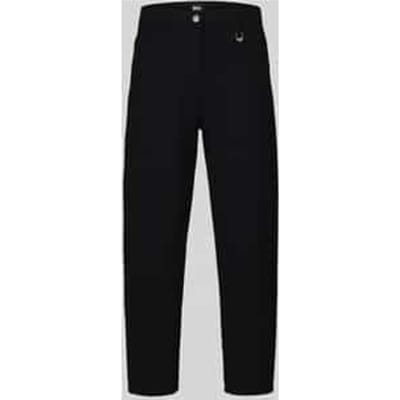 Recht broek met riemlussen model 'Baggy Smart'