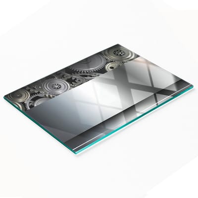 Multifunctionele decoratieve snijplank voor de keuken met geharde textuur, 80x52 cm