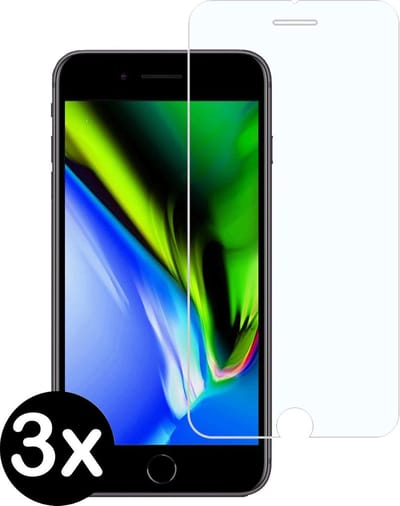 Screenprotector Geschikt voor iPhone 6 Plus Screenprotector Glas Gehard Tempered Glass - Screenprotector Geschikt voor iPhone 6 Plus Screen Protector Screen Cover - 3 PACK