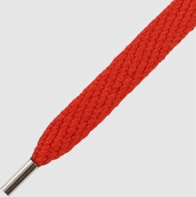 10 mm x 130 cm Rood Plat -  Magnetische nestels - Mr.Lacy Magnies Nooit meer vieze veters