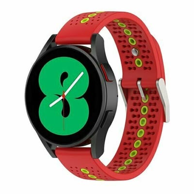 By Qubix - Dot Pattern bandje - Rood - Geschikt voor Xiaomi Redmi Watch 5 Active / Redmi Watch 5 Lite