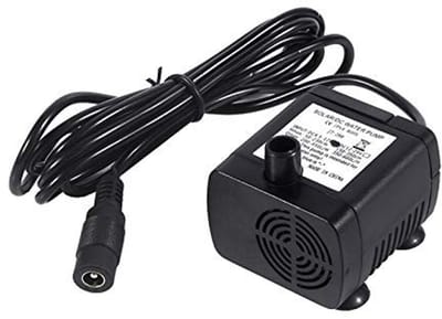 Dailygoods- Dompelpomp Mini - Waterdicht IP68 - Laag Geluidsniveau - 420 l/u Stroomsnelheid - 12V - Onderhoudsvrij - Waterpomp