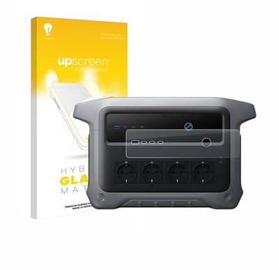 upscreen - Screenprotector voor Anker SOLIX C1000 Gen 2 - Folie Beschermfolie Beschermglas matte