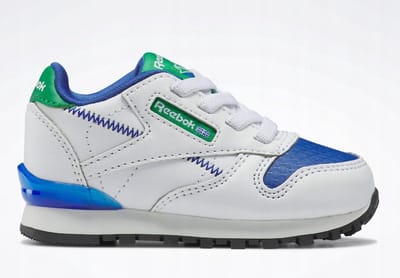 Reebok Classic - Sportschoenen - Wit en Blauw - Maat 26,5 - Synthetische Buitenkant