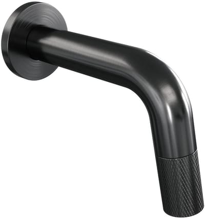 Brauer Gunmetal Carving inbouw fonteinkraan inkortbaar gunmetal geborsteld PVD