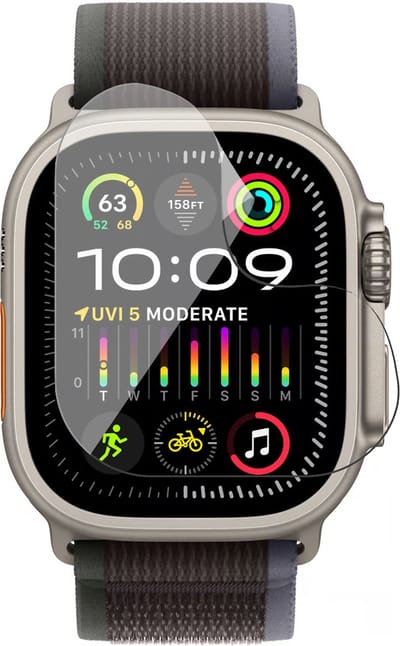 Screenprotector geschikt voor Apple Watch Ultra 1 / 2 - 1x FlexGuard Screen Protector