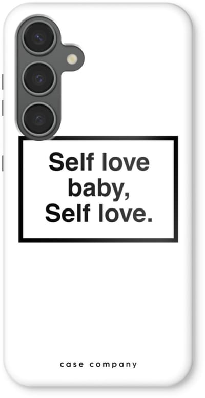 Case Company® - Hoesje geschikt voor Samsung Galaxy S24 Plus hoesje - Self love - Tough Case - Maximale Bescherming alle Kanten en Schermrand
