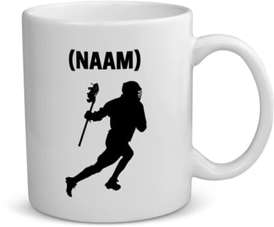 Akyol - lacrosse met eigen naam koffiemok - theemok - Sport - lacrosse - sport - 350 ML inhoud