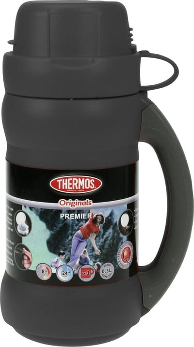Thermos Premier Isoleerfles 0.5 L Zwart