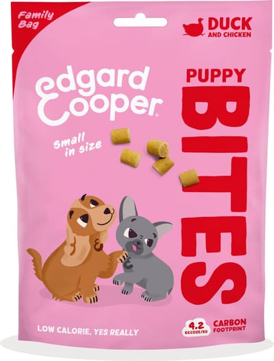 Edgard & Cooper Puppy Bites Small Eend - Hondensnacks - 120 g