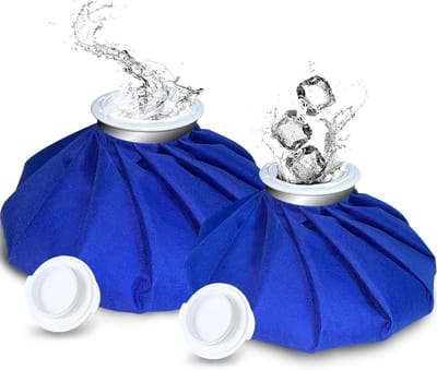 Cold pack-ijspak-coldpack herbruikbaar- coldpack met hoes -geschikt voor geblesseerde delen-koel te houden -gemakkelijk mee te nemen-9-inch ijspakketten zijn herbruikbaar -blauw-2artikelen