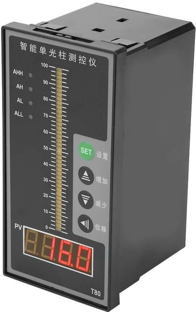 Dailygoods- Drukregelaar - Intelligente Drukregelaar - Vloeistofniveau-Display - Temperatuurcompensatie - Geschikt voor Water/Olie - Meetprecisie tot 200 meter - Niveausensor