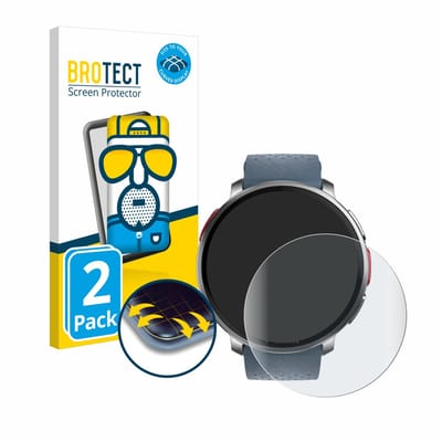 BROTECT - Screenprotector voor Polar Vantage V3 - Folie Beschermfolie matte volledig dekking 2 Stuks