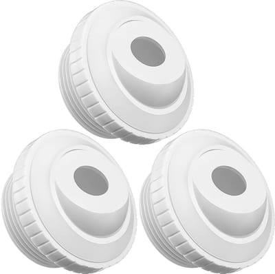 Dailygoods- Pool Jet Nozzle 3 Stuks - MIP Draad 3/4" Opening - Directionele Flow Inlaatfittingen - Geschikt voor Zwembaden - PVC Materiaal - Wit - Zwembadstraalsproeier