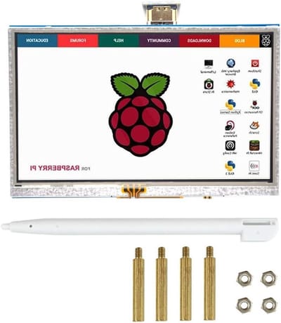5-inch Touchscreen TFT LCD Display met HDMI-interface voor Raspberry Pi en Banana Pi, 800x480 Resolutie, Geschikt voor Windows 10, 8, 7
