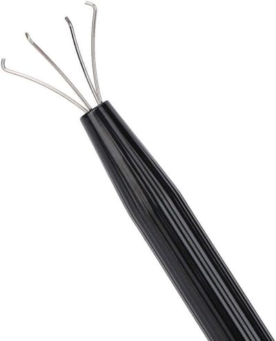 Professionele 4-tands juwelierspincet met grip voor het plaatsen van edelstenen, solderen en sieraden maken