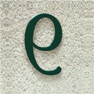 Huisnummer 9 - Adrescijfer - Huis Versieren - Klassiek Lettertype - 30 cm Hoog - Mosgroen