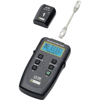 Chauvin Arnoux P01129501 C.A 7028 Kabeltester Meetbereik: Netwerk, Telecommunicatie
