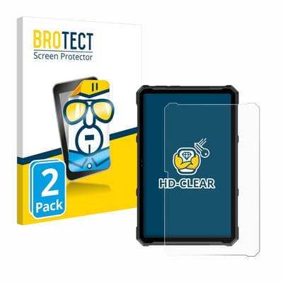 BROTECT - Screenprotector voor Ulefone Armor Pad 4 Ultra - Folie Beschermfolie transparant 2 Stuks
