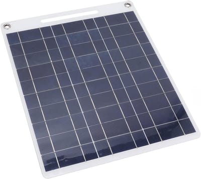 Zonnepaneel - Flexibele lader - Reizen en kamperen - Dubbele USB-poorten - 13W - Zwart