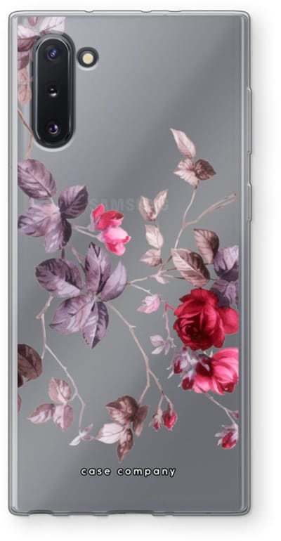 Case Company® - Hoesje geschikt voor Samsung Galaxy Note 10 hoesje - Mooie bloemen - Soft Cover Telefoonhoesje - Bescherming aan alle Kanten en Schermrand