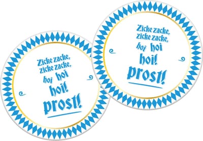 Folat - Onderzetters oktoberfest - 6 stuks