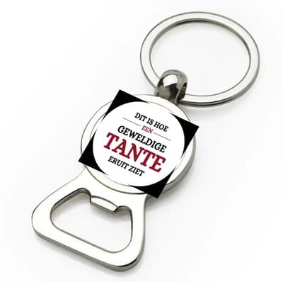 Akyol - geweldige tante flesopener - Tante - liefste tante - verjaardagscadeau - verjaardag - cadeau voor tante - kado - 9 bij 3 cm