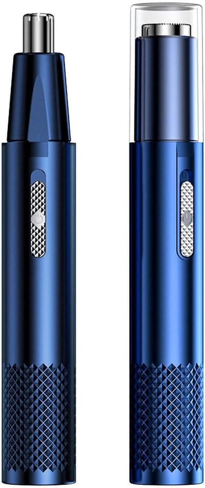 Neus en Oor Trimmer - Gezichts Haar Trimmer - Persoonlijke Verzorging - Stil en Zacht - 15 cm - Zilver