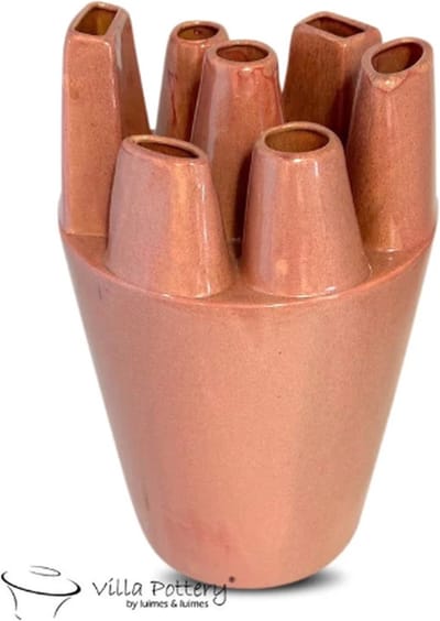 Vaas - Villa Pottery - Decoratie - Woondecoratie - Keramiek - Flowerpower 3_2 Pink Reactive