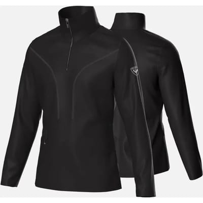 Rossignol Blackside Fleece Met Halve Rits Zwart S Vrouw