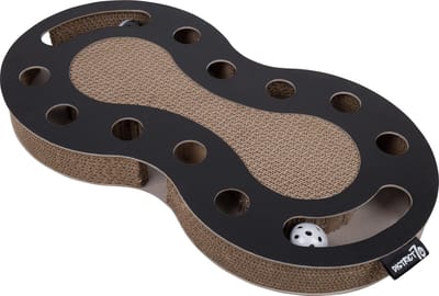 District 70 SNAKE Kattenspeelgoed van karton - Zwart - 54 x 28 x 6 cm