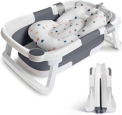 DailySupplies® Baby Badje met Standaard - Inklapbaar Bad - Zitbad - Bath Bucket
