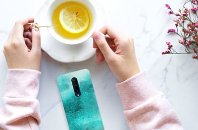 TPU Hoesje voor Hoesje maken OnePlus 7 Pro Painting Blue