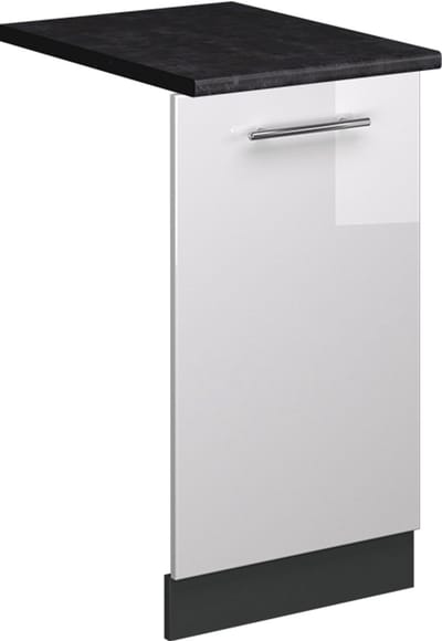 Vicco Fame-Line Vaatwasserfrontpaneel – 45 cm, WB Antraciet Wit Hoogglans