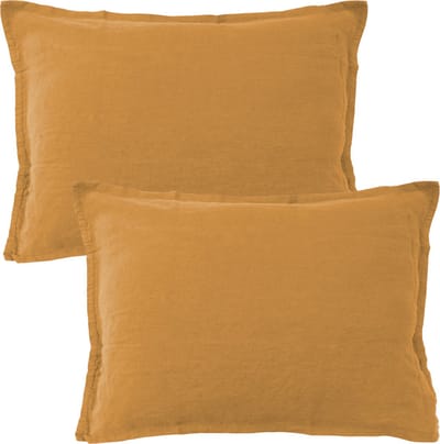 Matt & Rose Set Kussenslopen Karamel - 50 x 70 cm - 100% Linnen