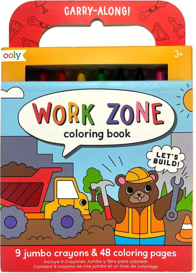 Ooly - Carry Along - Work Zone - Kleurboek / travelpakket