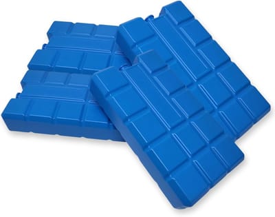 Thijox - Koelaccu's Set van 4 x 400 ml - Extra Sterke Koelelementen voor Koeltas en Koelbox - Herbruikbare IJsaccu's - BPA-vrij - Lange Koelduur - EU-