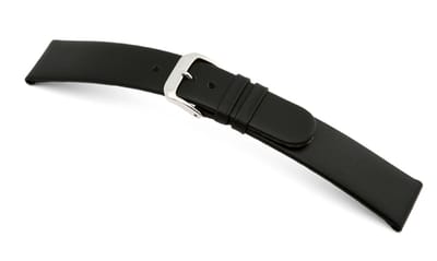 Lederband Merano 12mm zwart glad
