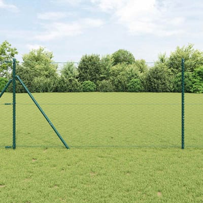 vidaXL - Hexagon - Hek - 1 - x - 10 - m - PVC - Groen